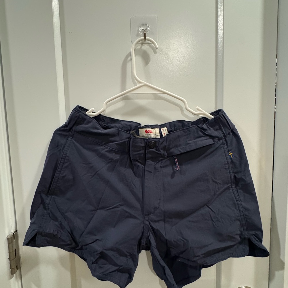 Fjallraven Women's Navy/Gray Athletic Shorts